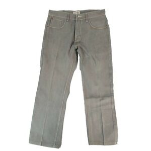Ablanche Jeans mens 36 x 30 Grey regular fit straight cotton denim pants